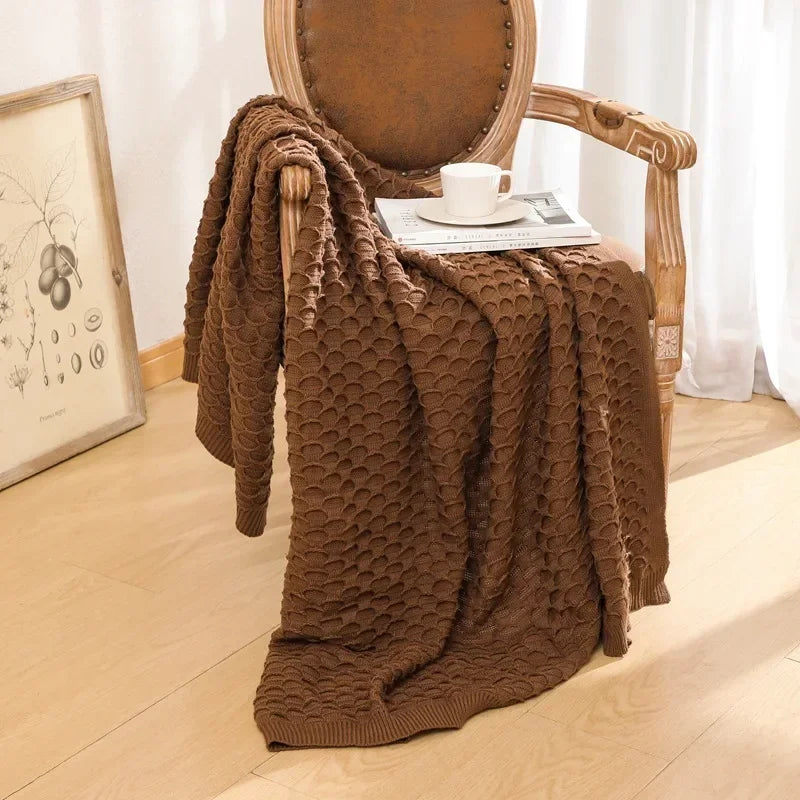 Soft Knitted Blanket