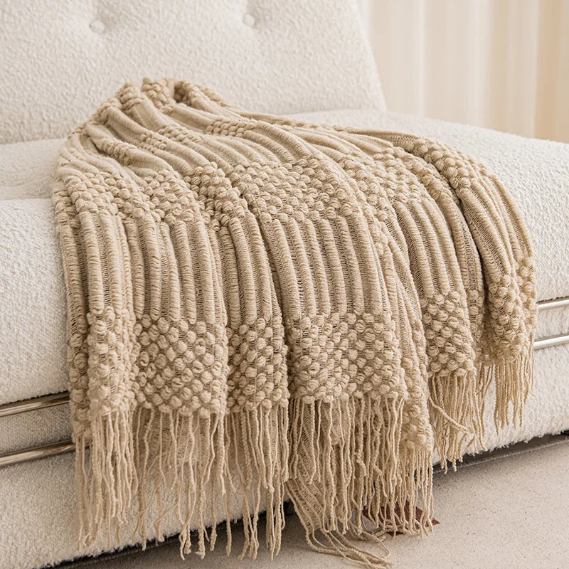 Cozy Knitted Blanket