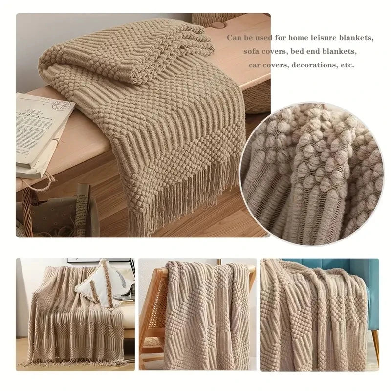 Cozy Knitted Blanket