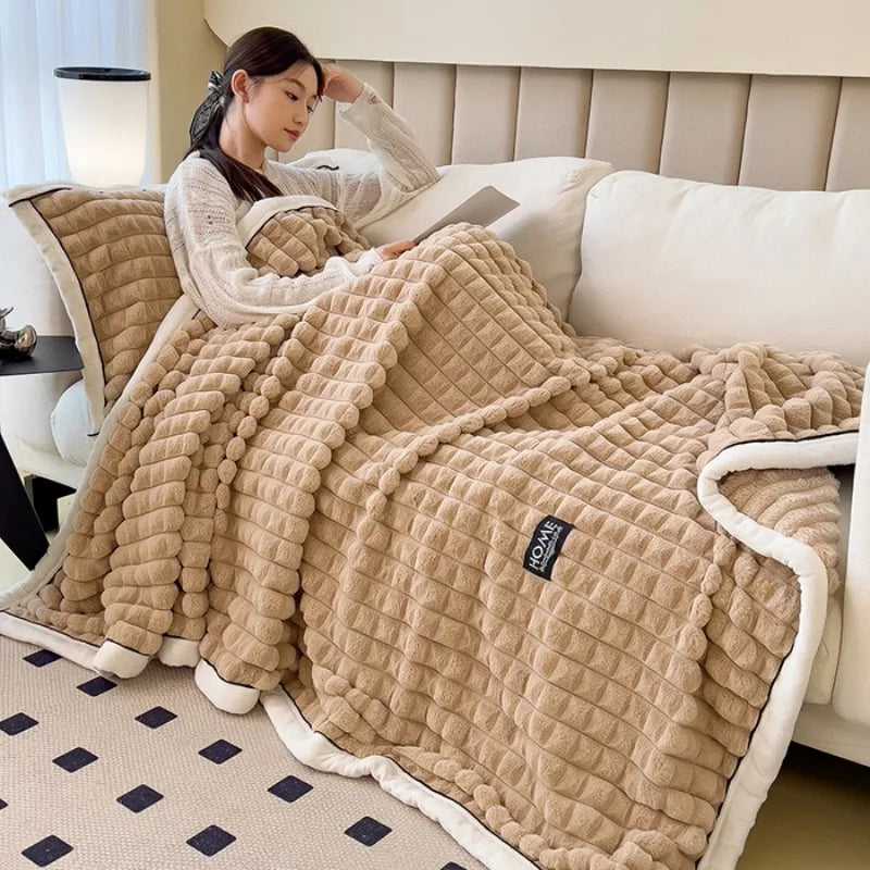 Double Layer Fluffy Blanket