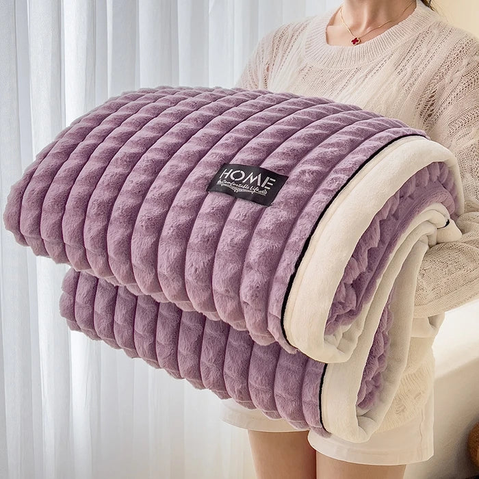 Double Layer Fluffy Blanket