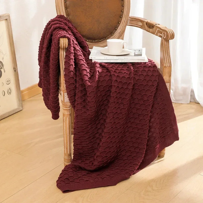 Soft Knitted Blanket