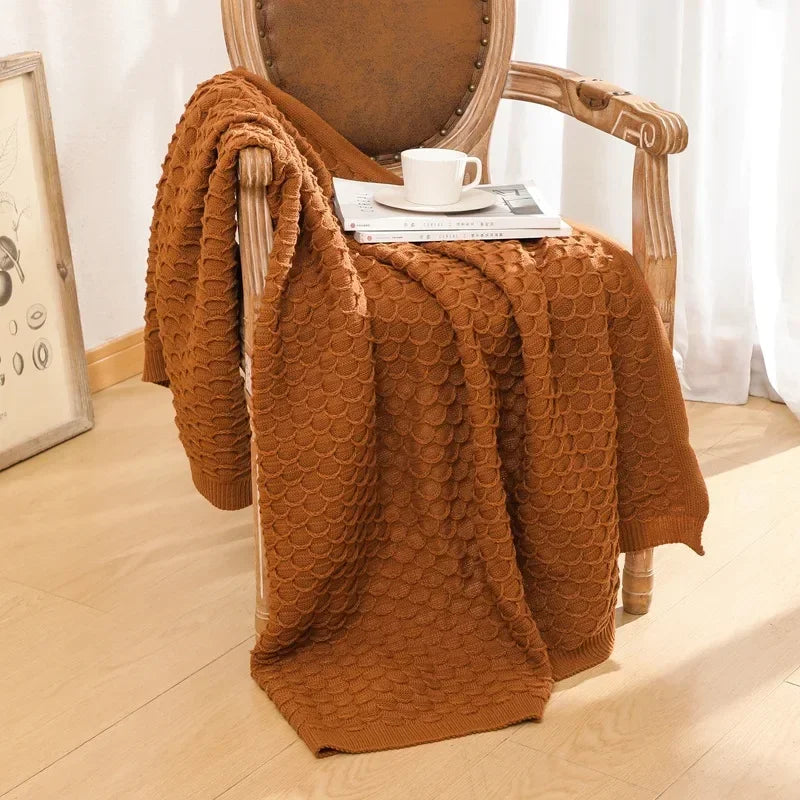 Soft Knitted Blanket