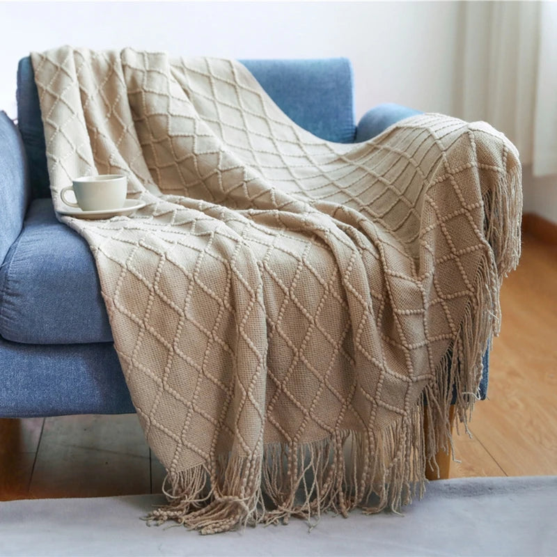 Cozy Knitted Blanket