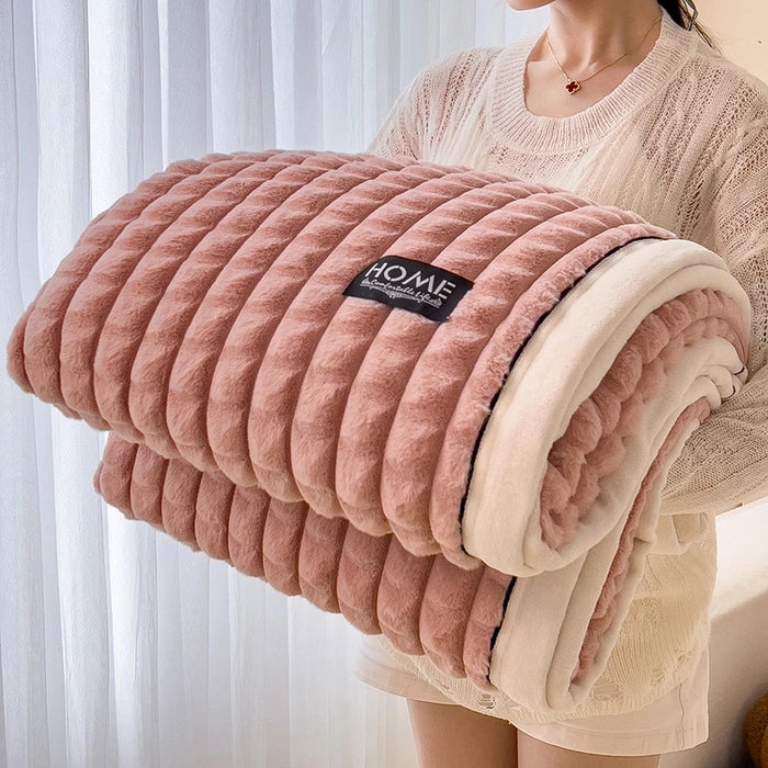 Double Layer Fluffy Blanket