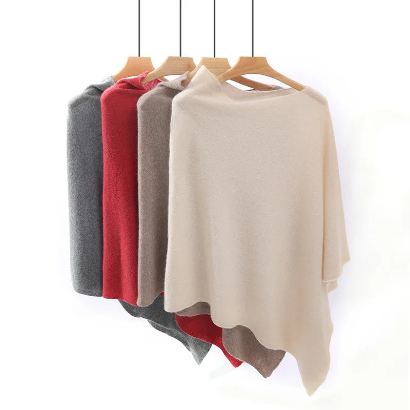 Cashmere Loose Puncho